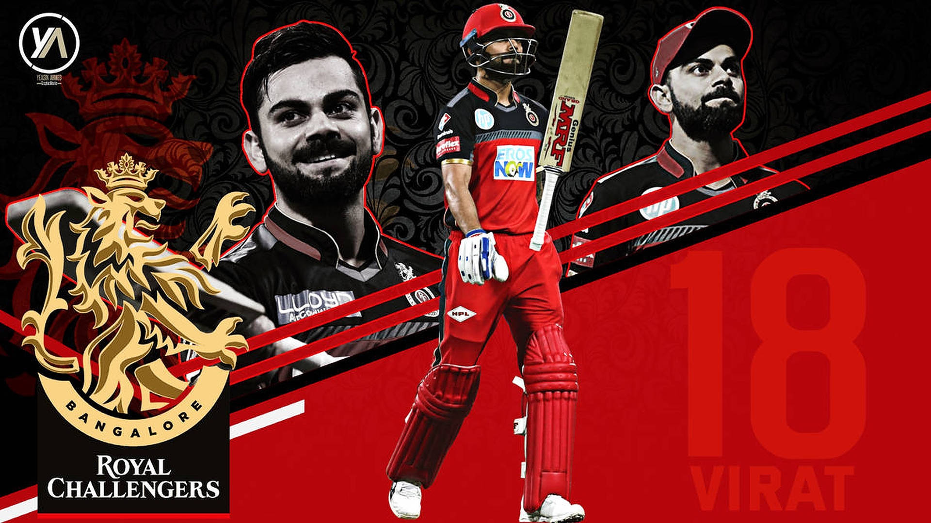 Virat Kohli in RCB Jersey